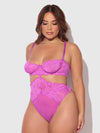 Reanna Lace & Chain Handcuff Teddy from Love It Curvy
