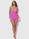 Reanna Lace & Chain Babydoll & G-String Set from Love It Curvy