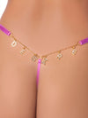 Reanna Lace & Chain Desire Charm G-String from Love It Curvy