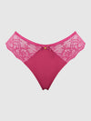 Vera Lace & Micro Strappy Back Thong from Love It Curvy