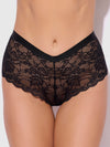 Bella Crisscross Back Lace Cheeky from Love It Curvy