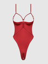 Love It Curvy Iryna Silky Micro & Rope Crotchless Teddy