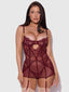 Liliana Lace & Mesh Chemise Set by House of Desire