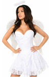 Lavish 3 PC Innocent Angel Corset Costume - Love it Curvy