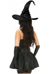 Lavish 4 PC Red Lace Witch Corset Costume - Love it Curvy