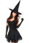Lavish 3 PC Sultry Witch Corset Dress Costume - Love it Curvy