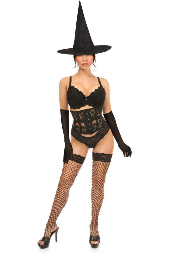 Lavish 3 PC Daring Witch Corset Costume - Love it Curvy