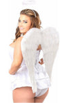 Lavish 4 PC Angelic Corset Costume - Love it Curvy