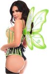 Lavish 2 PC Green Pixie Corset Costume - Love it Curvy