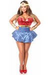 Lavish 3 PC Superhero Corset Dress Costume - Love it Curvy