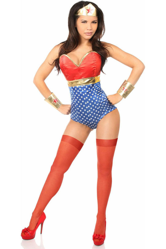 Lavish 3 PC Sexy Superhero Costume - Love it Curvy