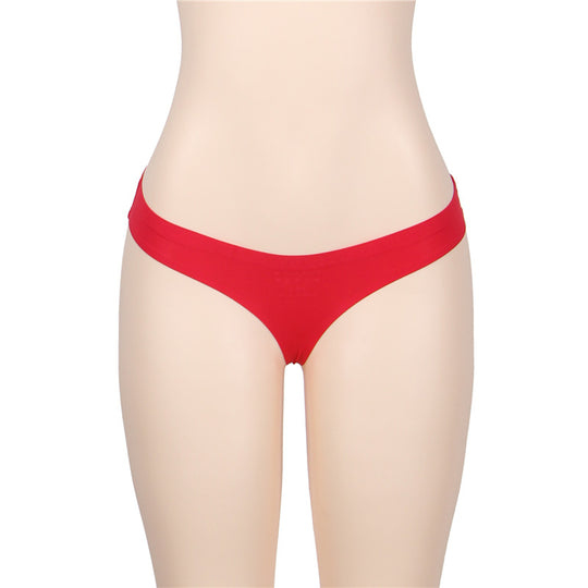 Seamless Panty in red - Love It Curvy