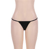 Metallic Faux Leather G-String Thong | Love It Curvy