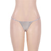 Metallic Faux Leather G-String Thong | Love It Curvy