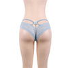 Floral Lace Mesh Panty with Lace-Up Back | Love It Curvy