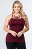 Seamless Triple Criss-Cross Front Cami | Love It Curvy