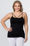 Seamless Strappy Detail Cami Top | Love It Curvy
