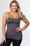 Seamless Strappy Detail Cami Top | Love It Curvy
