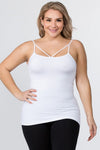 Seamless Strappy Detail Cami Top | Love It Curvy