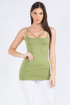 Seamless Strappy Detail Cami Top | Love It Curvy