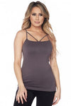 Seamless Strappy Detail Cami Top | Love It Curvy