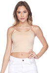 Seamless Skinny Strap Cropped Cami | Love It Curvy