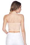 Seamless Skinny Strap Cropped Cami | Love It Curvy