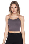 Seamless Skinny Strap Cropped Cami | Love It Curvy
