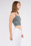 Stone Wash Seamless Crop Cami | Love It Curvy