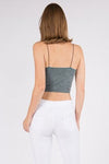 Stone Wash Seamless Crop Cami | Love It Curvy