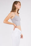 Stone Wash Seamless Crop Cami | Love It Curvy