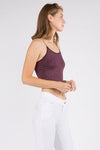Stone Wash Seamless Crop Cami | Love It Curvy