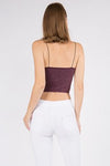 Stone Wash Seamless Crop Cami | Love It Curvy