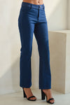 Love It Curvy Classic Solid Straight Leg Jeggings