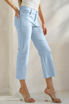 Love It Curvy Classic Solid Straight Leg Crop Jeggings