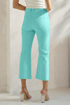 Love It Curvy Classic Solid Straight Leg Crop Jeggings