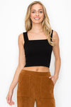 Love It Curvy Seamless Textured Crop Tank