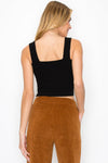 Love It Curvy Seamless Textured Crop Tank