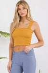 Love It Curvy Seamless Textured Crop Tank