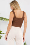 Love It Curvy Seamless Textured Crop Tank