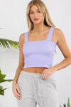 Love It Curvy Seamless Textured Crop Tank