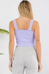 Love It Curvy Seamless Textured Crop Tank