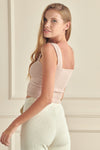 Love It Curvy Seamless Textured Crop Tank
