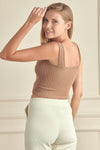 Love It Curvy Seamless Textured Crop Tank