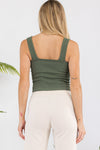 Love It Curvy Seamless Textured Crop Tank