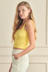Love It Curvy Seamless Textured Crop Tank