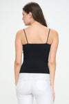 Ribbed Thin Strapped Seamless Cami | Love It Curvy