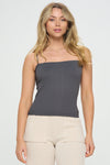 Ribbed Thin Strapped Seamless Cami | Love It Curvy