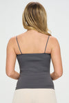 Ribbed Thin Strapped Seamless Cami | Love It Curvy