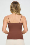Ribbed Thin Strapped Seamless Cami | Love It Curvy